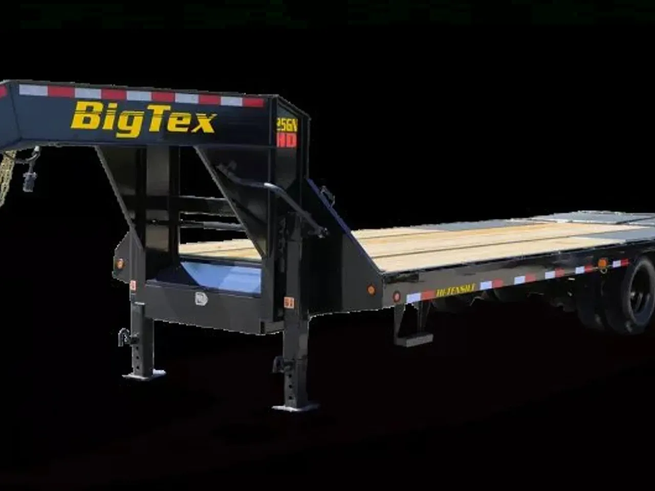 2026 BIG TEX 25GN-40D5A (35'+5') MR FLATBED GOOSENECK TRAILER
