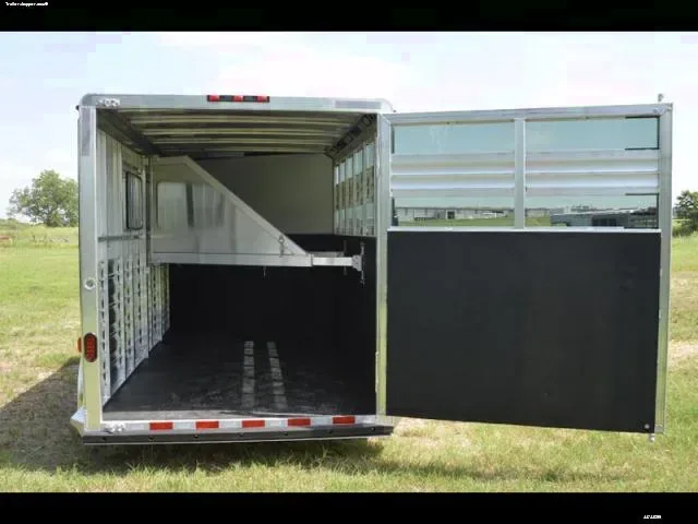White 3H Aluminum BP Drop Feed Doors-Wedge Nose