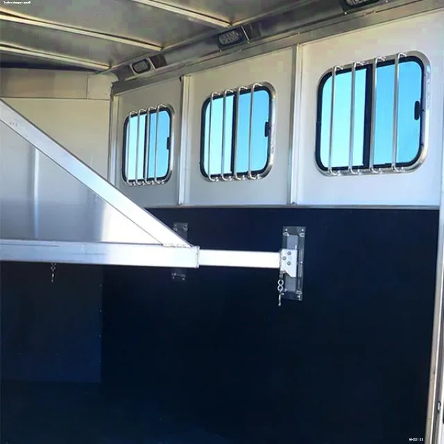 3H Aluminum BP with Feed Doors and Mats-White