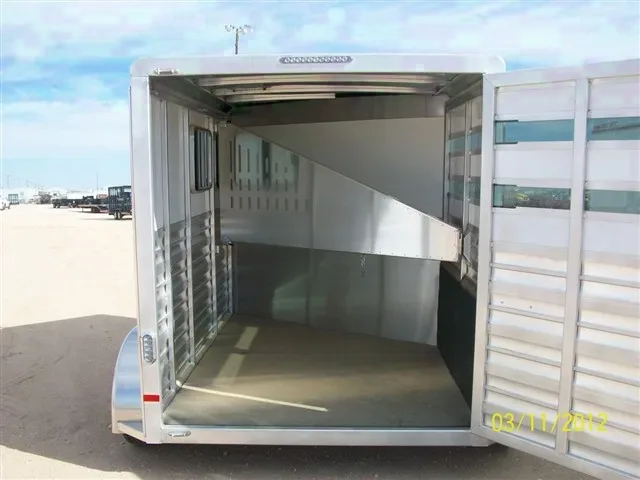 2H Steel Trailer White - Slant Load