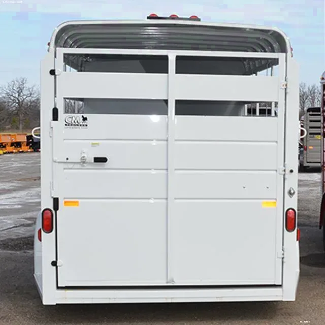 White 3H - Floor Mats and 2-3500lb axles and Single Rear Door