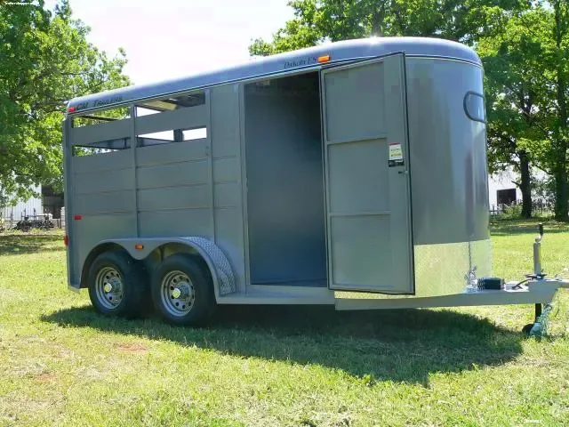 Slant Load 2 Horse Steel Bumper Pull Trailer