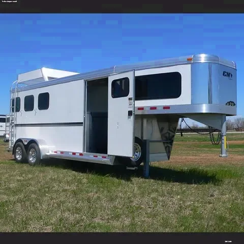 3 Horse Aluminum GN - w/Hay Rack