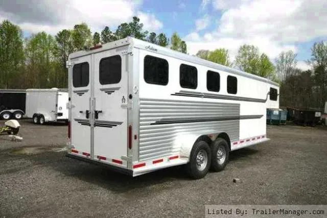 GOOSENECK 4 - HORSE ALUMINUM TRAILER