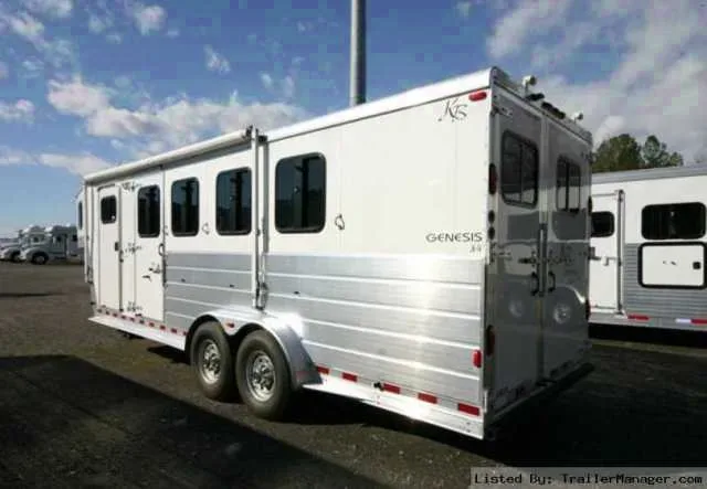4 - HORSE WEEKEND PACKAGE TRAILER W/2-7000LB AXLES