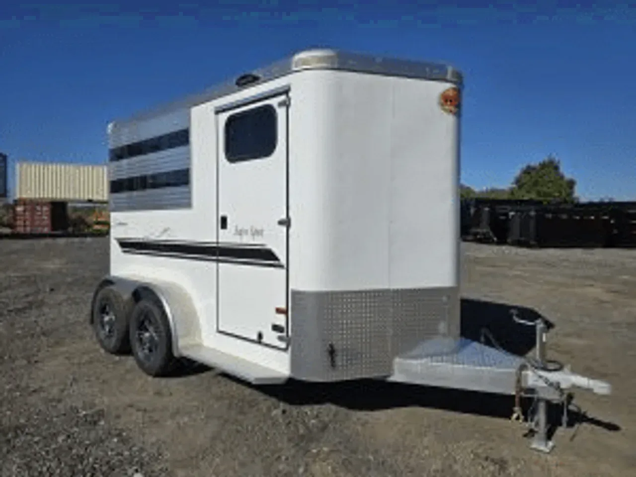 Horse Trailer 2026 7X12 Sundowner 7×12 2 Horse slant load Aluminum bumper pull trailer -AGLS712-2horse-KC1833 7 ft. x12 ft.