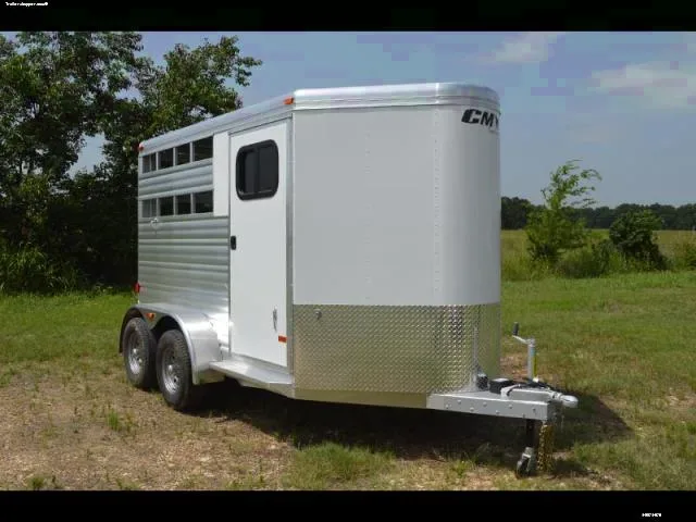 2 Horse Bumper Pull w/Tandem 3500lb Axles