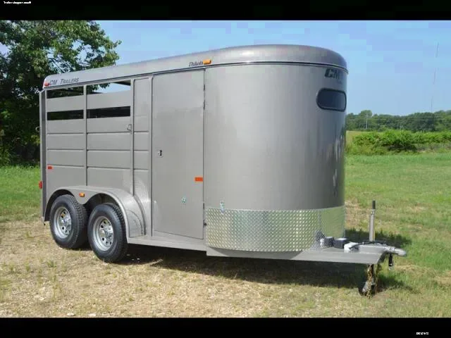 Grey BP 2 Horse Steel Trailer
