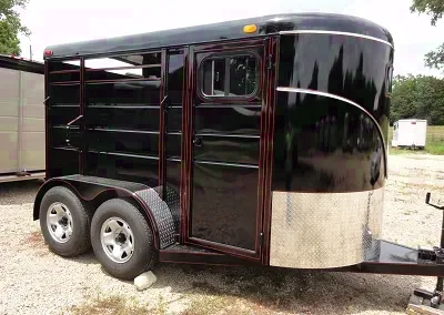 Calico 2 Slant 1 - 2 Horse Trailer