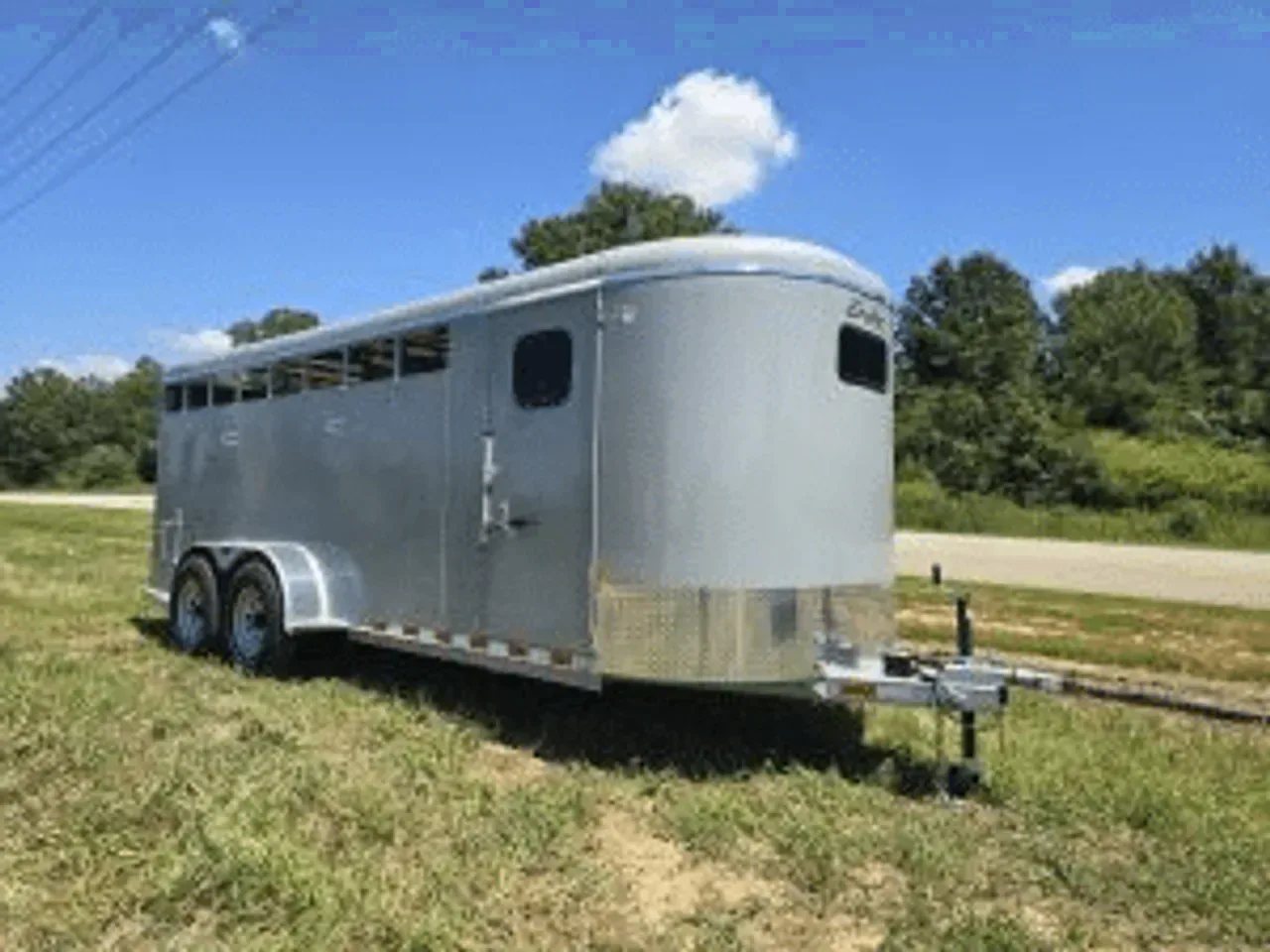 Horse Trailer 2025 6.8X20 Delta Trailers 6’8″X20′ 4 Horse slant load bumper pull trailer -AGLS6820-4Horse-069648 6.8 ft. x20 ft.