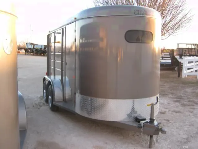 2 Horse Steel Slant Load Trailer