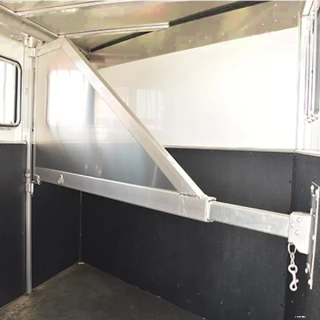 2 Horse Aluminum BP w/ Rear Tack Room