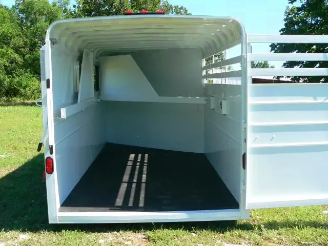 White  2 H Bumper Pull