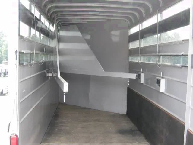 Grey 3 H Gooseneck Trailer