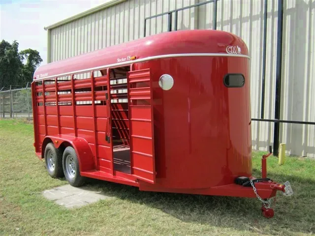 ES Horse Trailer Red - Combo