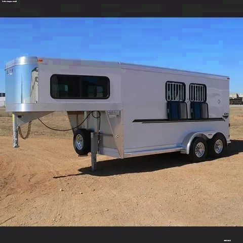 Gooseneck Aluminum 2 Horse Trailer