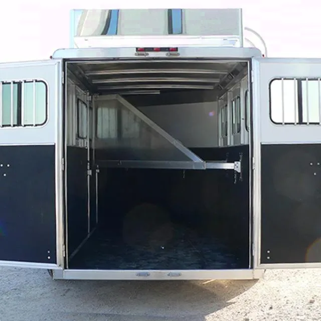 3 Horse Aluminum BP w/ Hay Rack