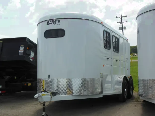 Slant Load 2 Horse Bumper Pull Trailer