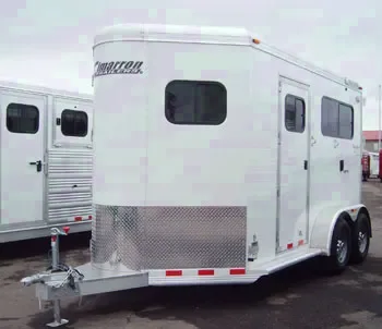 White 2 horse, straight load with rounded v