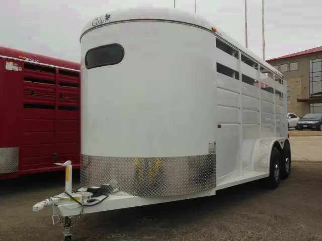 White 3 horse, mats, torsion axles, slant