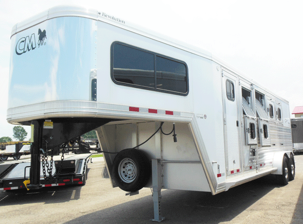 Gooseneck 4 horse All Aluminum Trailer