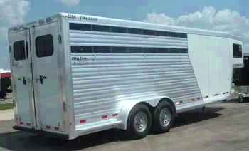White 4 Horse with 5 Feet Dressing Room - GN