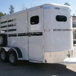 BUMPER PULL 2 HORSE SLANT LOAD