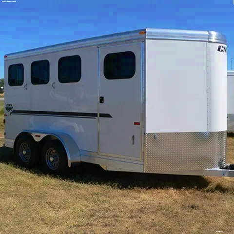 Bumper Pull 3 Horse Slant Load Trailer