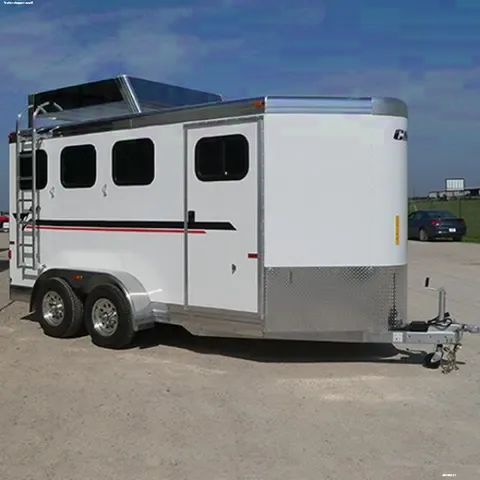 3 Horse Aluminum BP w/ Hay Rack