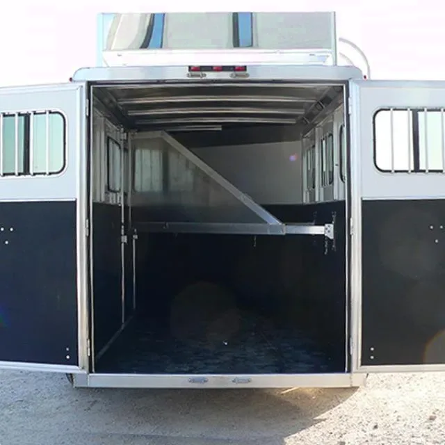 3 Horse Aluminum BP w/ Hay Rack