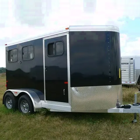 Black 2H Aluminum BP with Mats & Feed Doors
