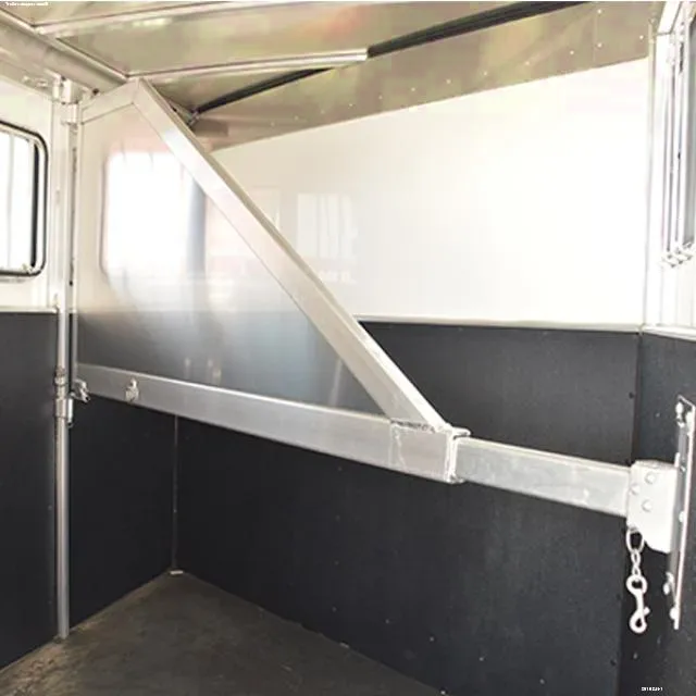 2 Horse Aluminum Bumper Pull