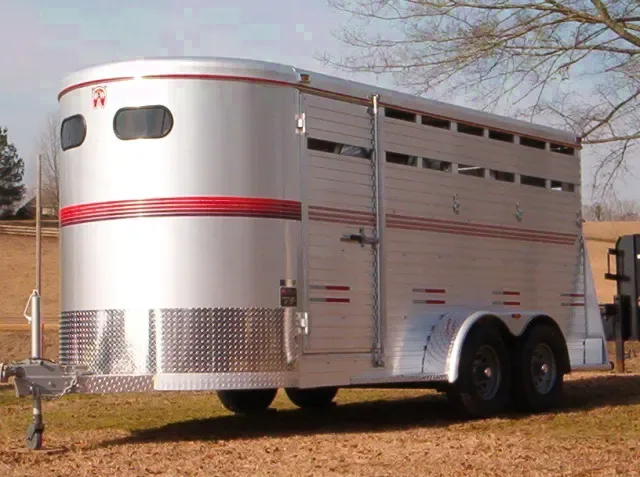WW Aluminum 3 Horse Slant  with Dress. Rm