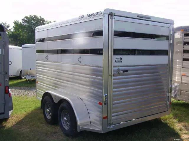 White 2 Horse Aluminum BP with V-nose