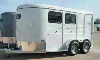 2 Horse Slant Load BP White