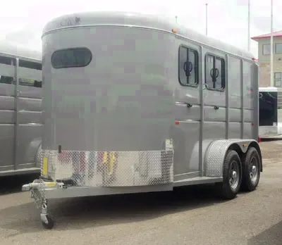 2 Horse Slant Load Bumper Pull