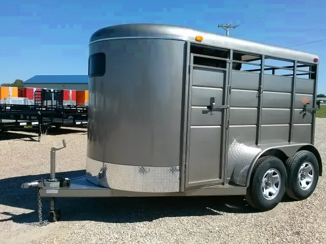 Grey 2 Horse Bumper Pull