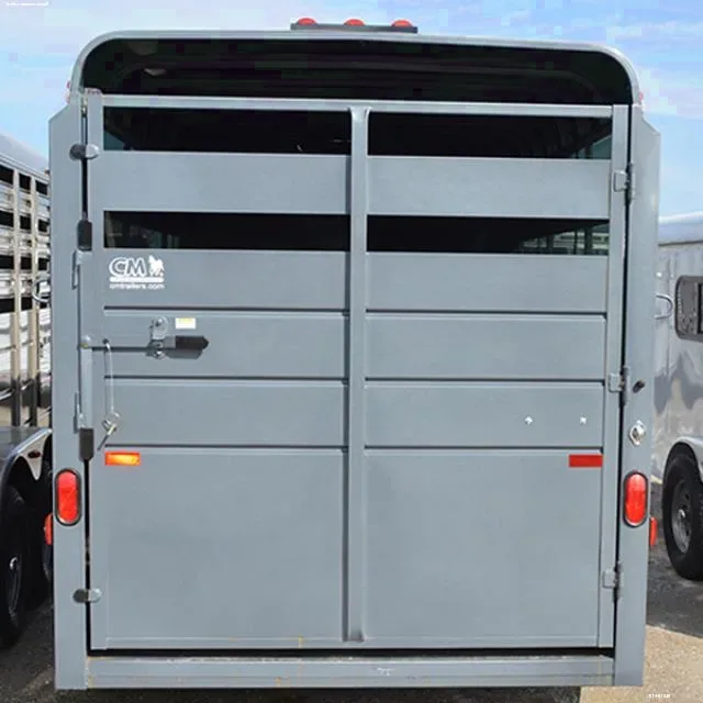 3H - Rubber Mats Steel Trailer w/Rounded Front w/Window