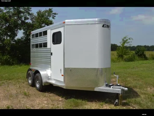 2 Horse Bumper Pull w/Tandem 3500lb Axles