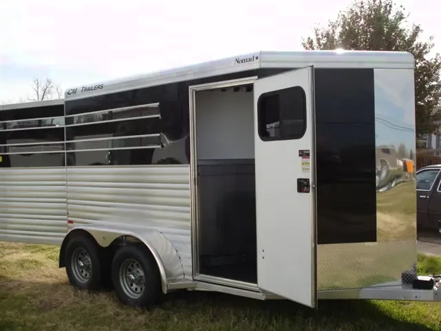 2 Horse Aluminum BP Drop Feed Doors