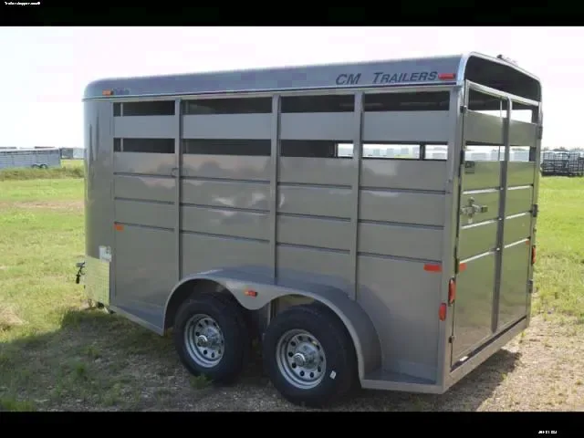 STEEL SLANT LOAD 2 HORSE TRAILER