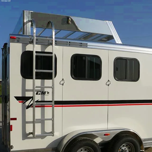3 Horse Aluminum BP w/ Hay Rack