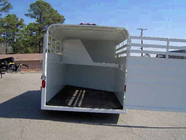 Bumper Pull Steel White 3 H Trailer