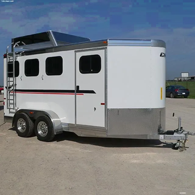 3 Horse Aluminum BP w/ Hay Rack