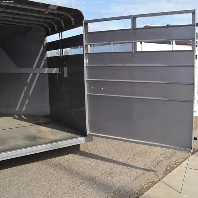 Charcoal 2 H Trailer w/ Drop Down Feed Doors & Mats
