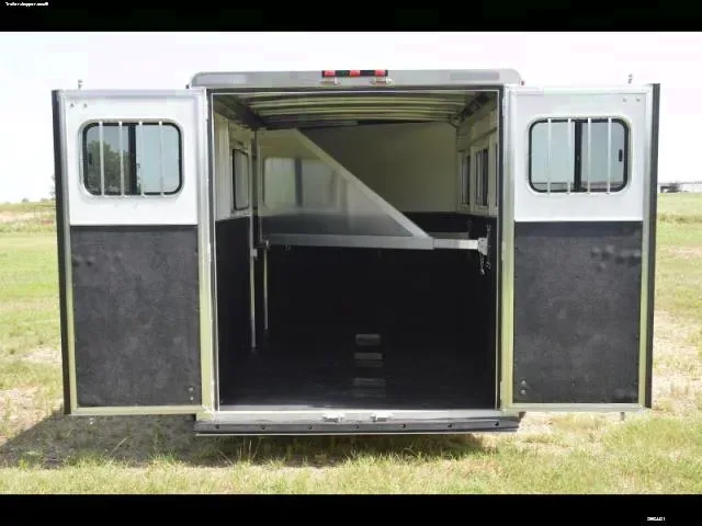3 Horse Slant Load Aluminum Trailer
