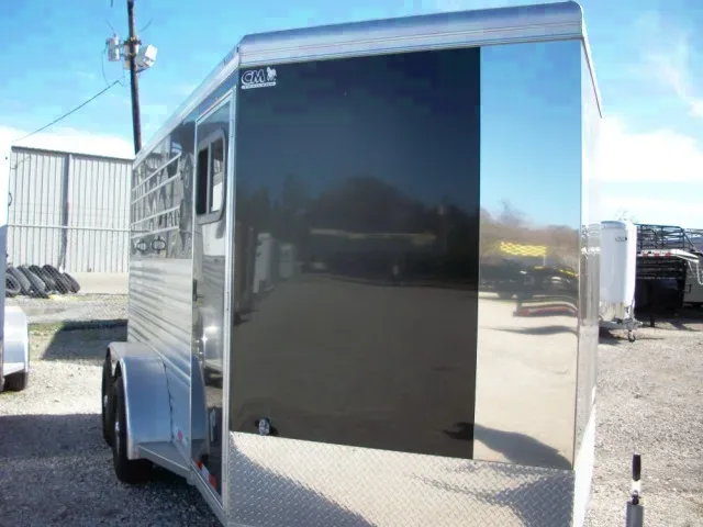 Black and Silver Aluminum 3 H Trailer