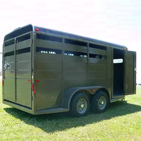 3H AZB Bumper Pull w/Drop Feed Doors and Single Rear Door