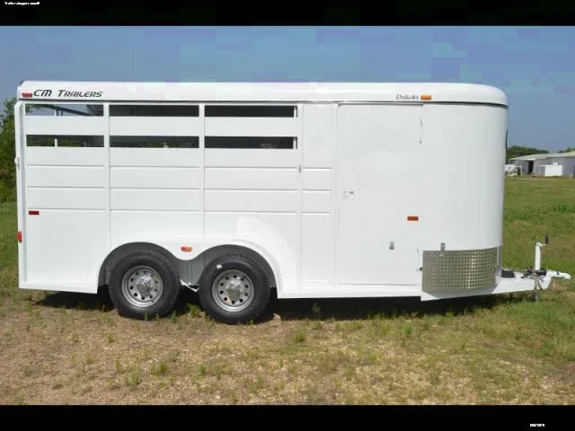3 Horse Steel Bumper Pull Trailer
