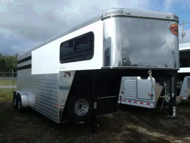 3 H Aluminum Gooseneck-Double Rear Doors